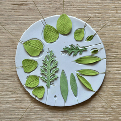 Молд силиконовый для лепки листьев "Гербарий" / Форма для мелких листьев эвкалипта / Молд для полимерной глины, мыла, воска