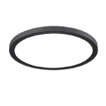 7788/24L MITRA LED SN 537 Светильник пластик/белый/черный LED 24Вт 3000/4000/6500К D300 IP44 CCT/датчик движения NEBULA BLACK