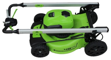 Газонокосилка аккумуляторная GREENWORKS GD40LM48SP 40V, самоходная, б/щ, АКБ 8Ач и ЗУ 2517407UH