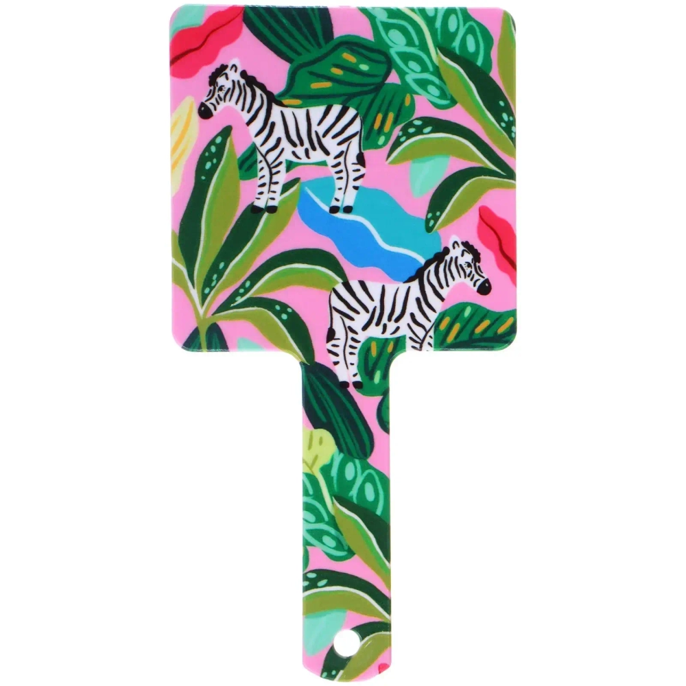 Зеркало косметическое «ИМАНИ - ТРОПИКИ», микс 4 дизайна, 23,4*12см (PVC подвес)