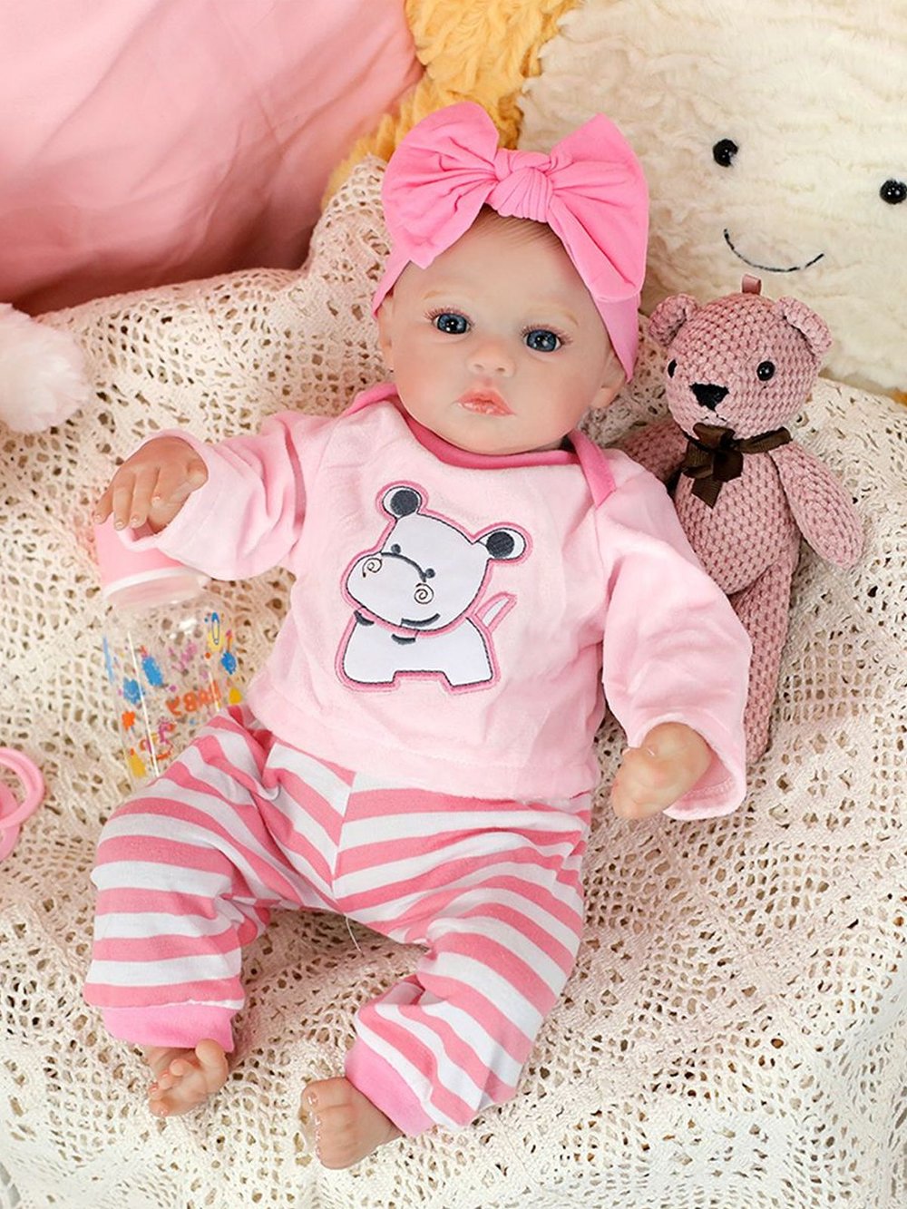 Кукла Реборн мягконабивная LifeReborn 43см (LR-014)