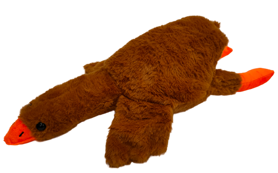 Мягкая игрушка " Гусь " бурый , 45 см