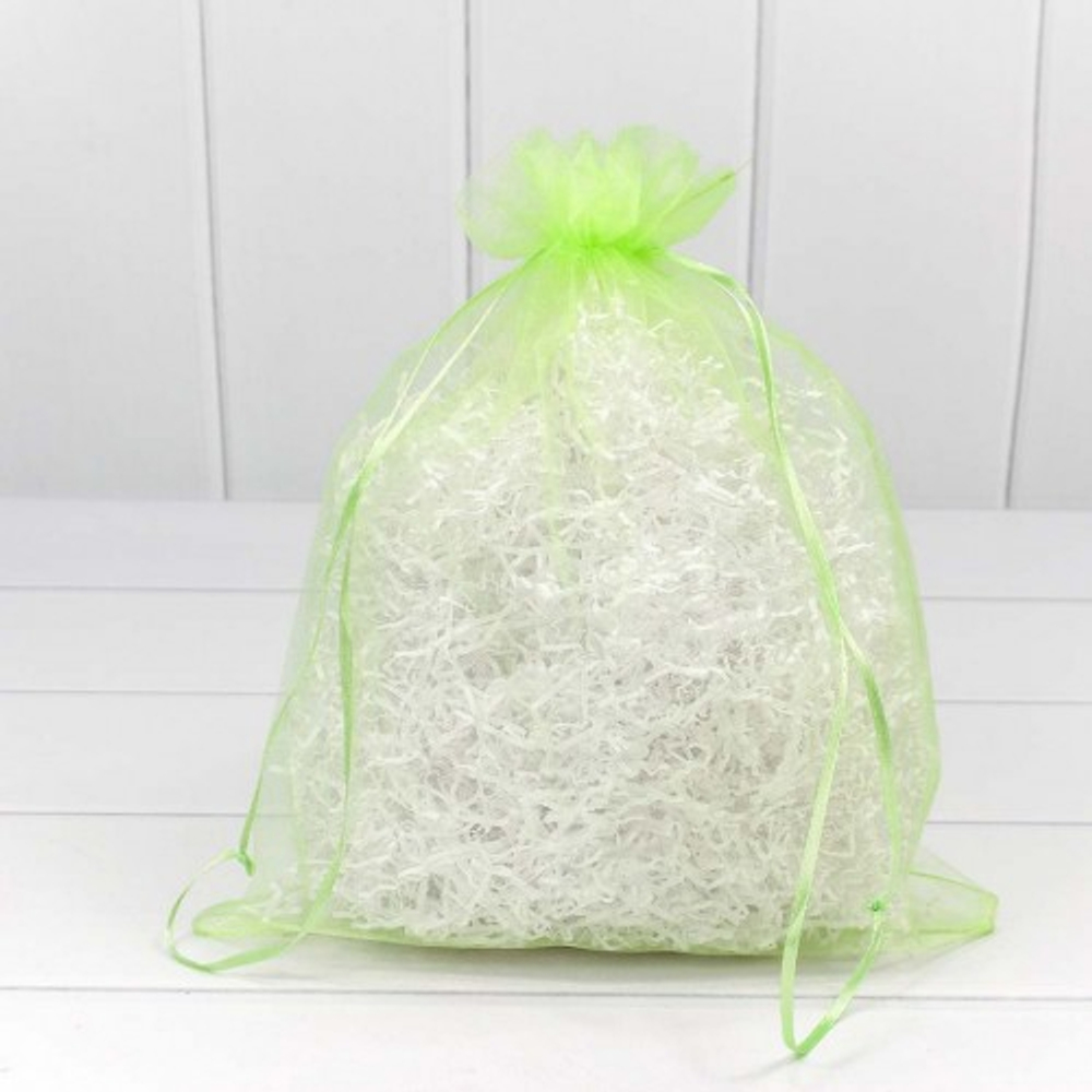 Мешочек 26х32см Органза (Зеленый)