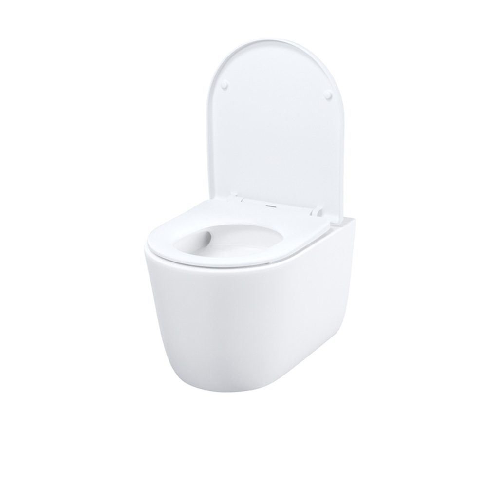 Унитаз подвесной безободковый IDDIS SLIRDSEi25 "Slide" ТОРНАДО смыв, сиденье дюропласт, микролифт