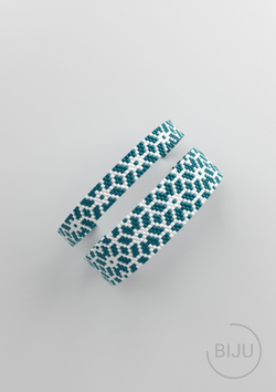 Схема PEYOTE, Схема браслета мозаичное плетение, узор из Miyuki Delica 11/0, файл PDF, №271