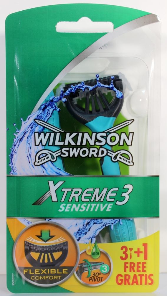 Wilkinson Sword одноразовые станки Xtreme-3 Sensitive 3+1 шт