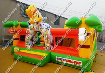 Коммерческий надувной батут "Сафари-экскурсия" 5*5*2,8 м