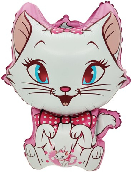 Шар (27''/69 см) Фигура, Кошечка Мари, 1 шт. в уп. Б4