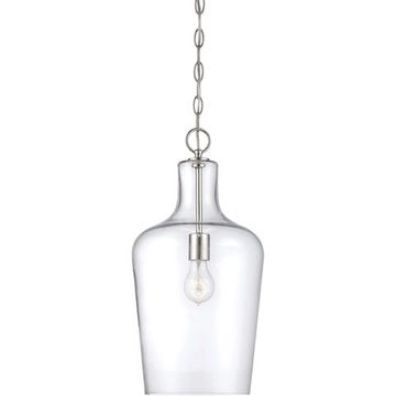 replica light Franklin 1 Light 10 inch Polished Nickel Pendant Ceiling Light