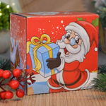 Кружка 350мл Новогодние чудеса, в подарочной коробке, микс рисунков