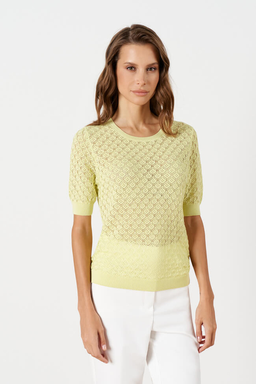 23227 Джемпер женский (лайм)