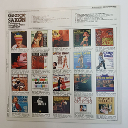 Винтажная виниловая пластинка LP George Saxon A Saxophone Around The World 11a Raccolta (Italy 1976)
