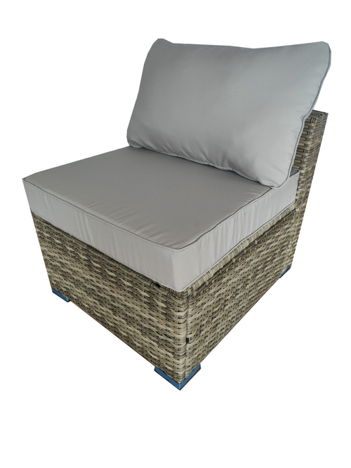 Модуль дивана центральный из искусственного ротанга серии УИЛТШИР «WILTSHRE» цвет Greige