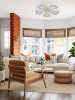 Люстра потолочная SIERRA 130W+28W 15 белый