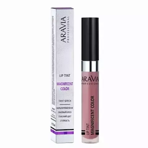 Тинт-блеск для губ 2-в-1 MAGNIFICENT COLOR, тон 08, 5,5 мл ARAVIA Prof
