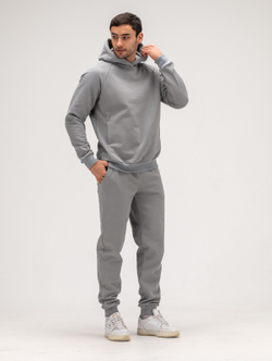 Костюм мужской спортивный теплый. Грей