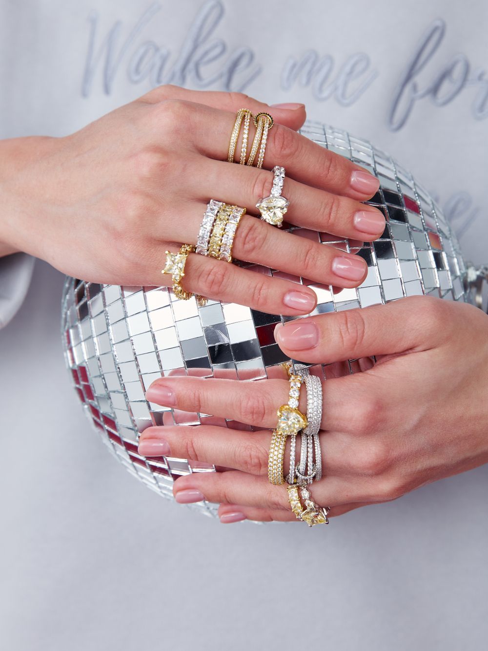 HAPPY SQUARE SHINE RING