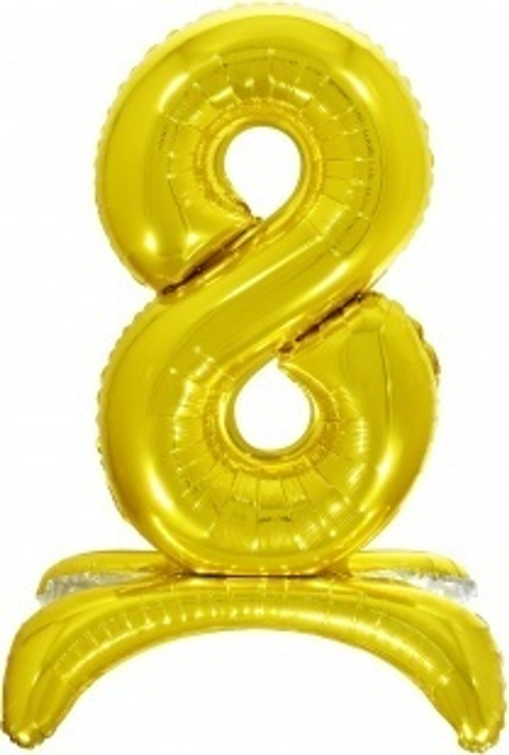 К Цифра 8 на подставке Золото 32''/81 см.