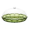 Блюдо сервировочное с крышкой vanity, D30 см, зеленое