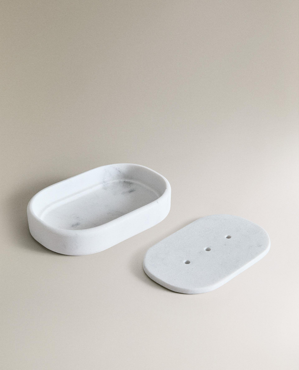 Zara Home мыльница, мрамор, серый