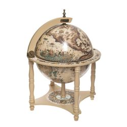 JG33006WW Глобус-бар настольный, сфера 33 см, PTOLEMAEUS