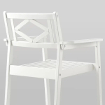 Садовое кресло - BONDHOLMEN IKEA/  БОНДХОЛЬМЕН ИКЕА,  83х63 см, белый