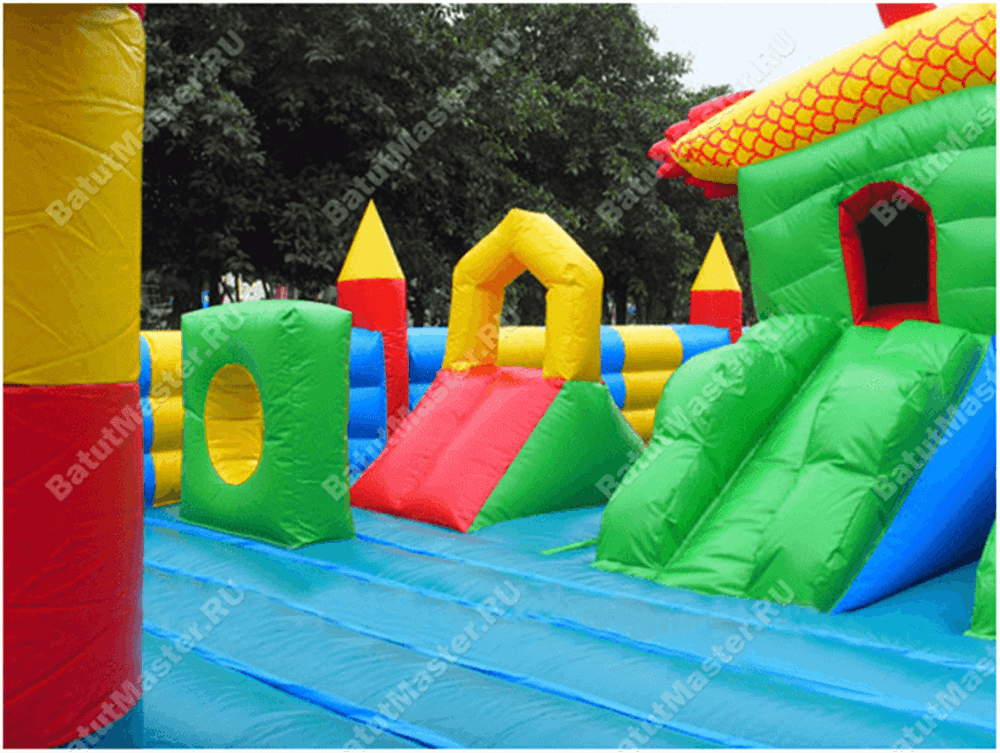 Популярный надувной батут "Большие приключения"