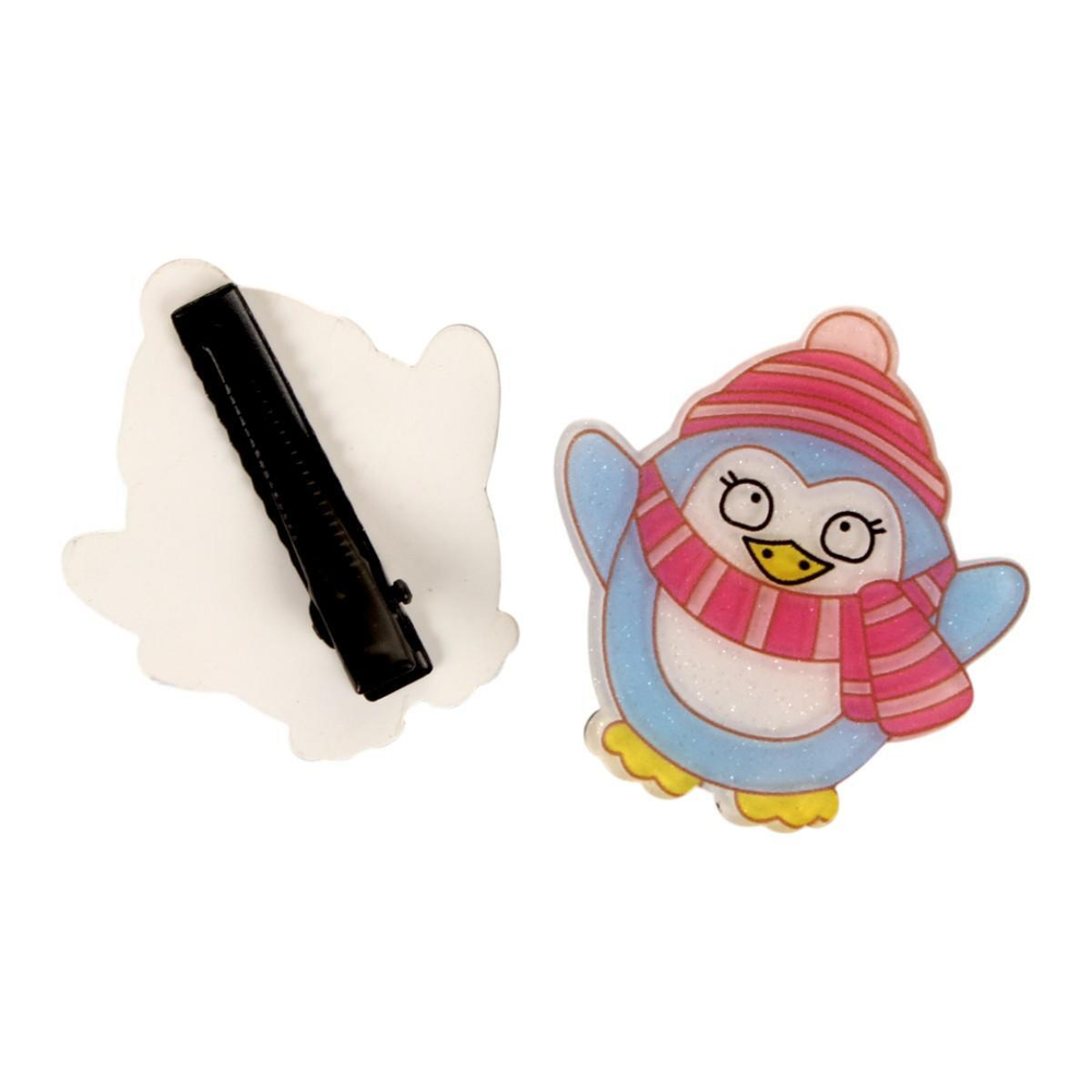 Зажимы для волос детские 2шт "БИСКВИТ" 564-119