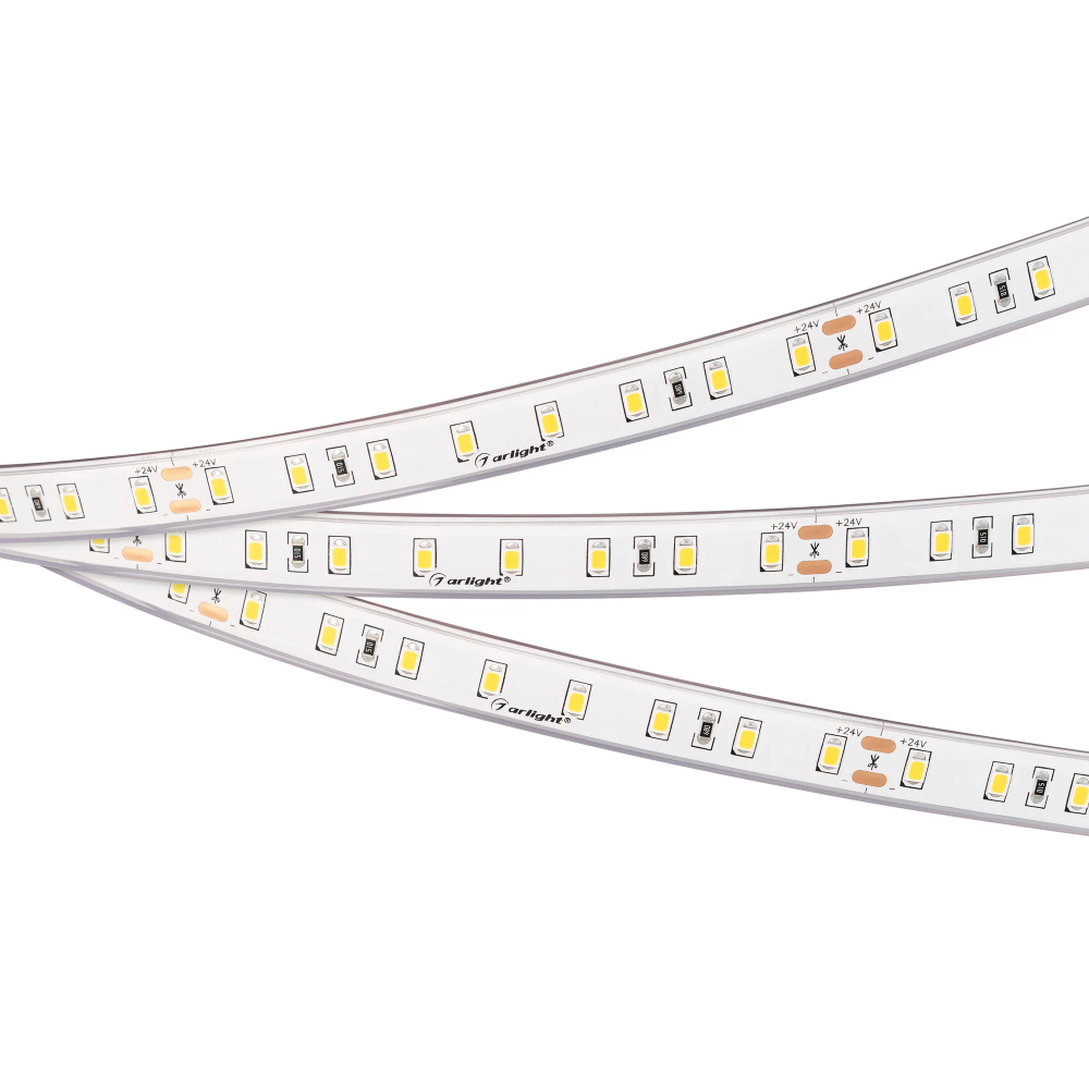 Светодиодная лента герметичная RTW-PS-A80-12mm 24V Day4000 (4.8 W/m, IP67, TWP100, 5m) (Arlight, -) 045161