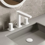 Смеситель для раковины WasserKRAFT Saale 9535 белый матовый