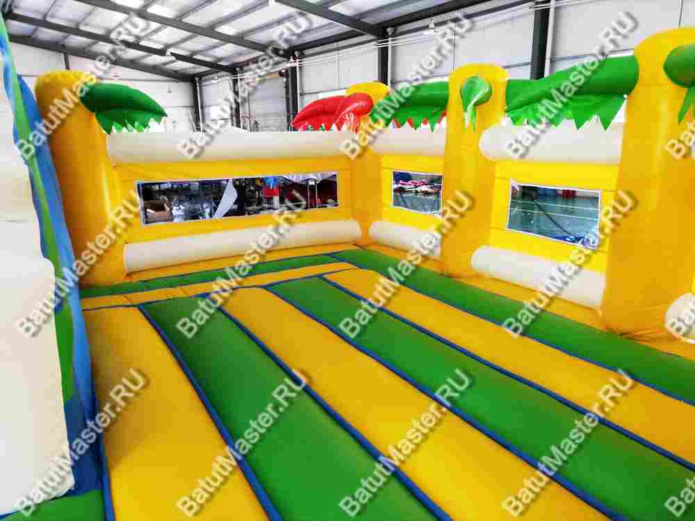 Коммерческий батут "Яркая поляна" 6*5*4 м