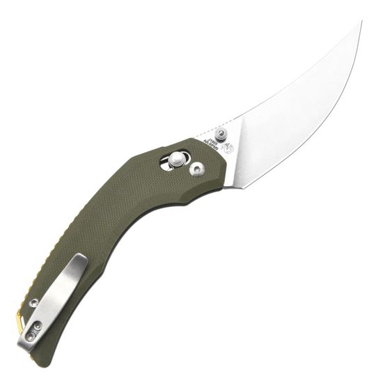 Нож CJRB J1955-GN Nanner клинок из стали AR-RPM9, рукоять G10