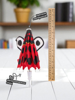 Зонт детский, красный, 18см, 6-5