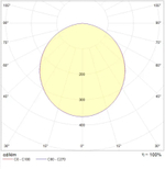 Светильник ECO LED/R (1195x595) 60W OPL 930 WH (1195х595х85мм) СТ