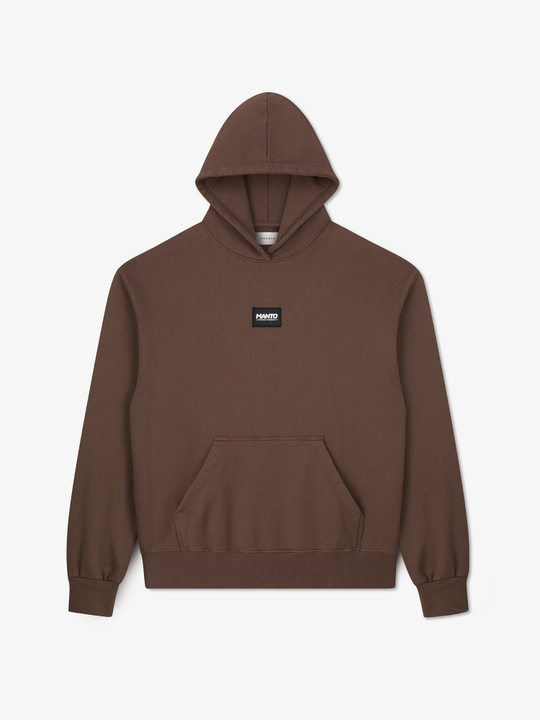 Худи MANTO LABEL 25 OVERSIZE - Коричневое