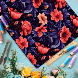 Ткань премиум шелк искусственный Армани живописные мотивы