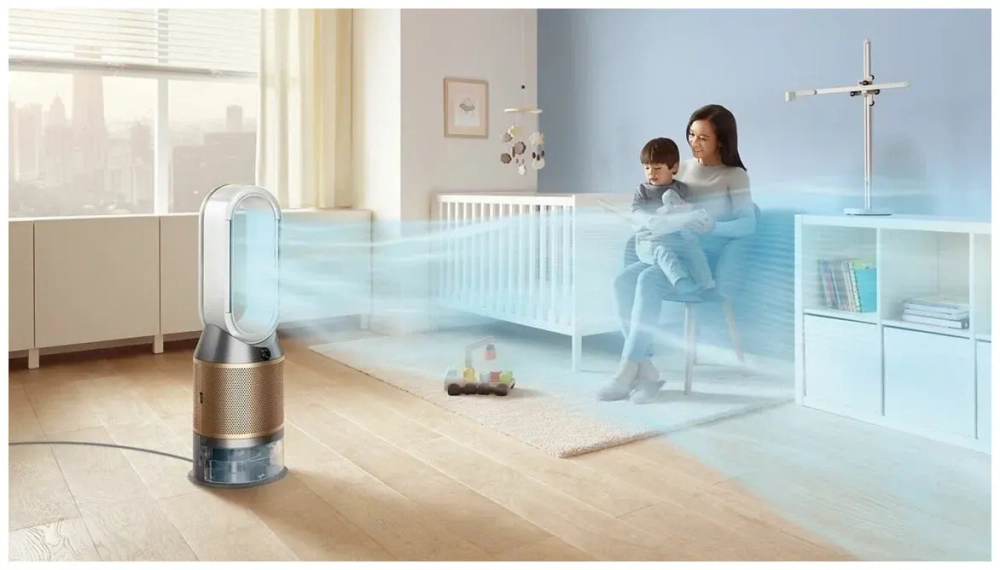 Очиститель-увлажнитель воздуха Dyson Purifier Humidify+Cool Formaldehyde PH04, золото/белый (Gold/White)