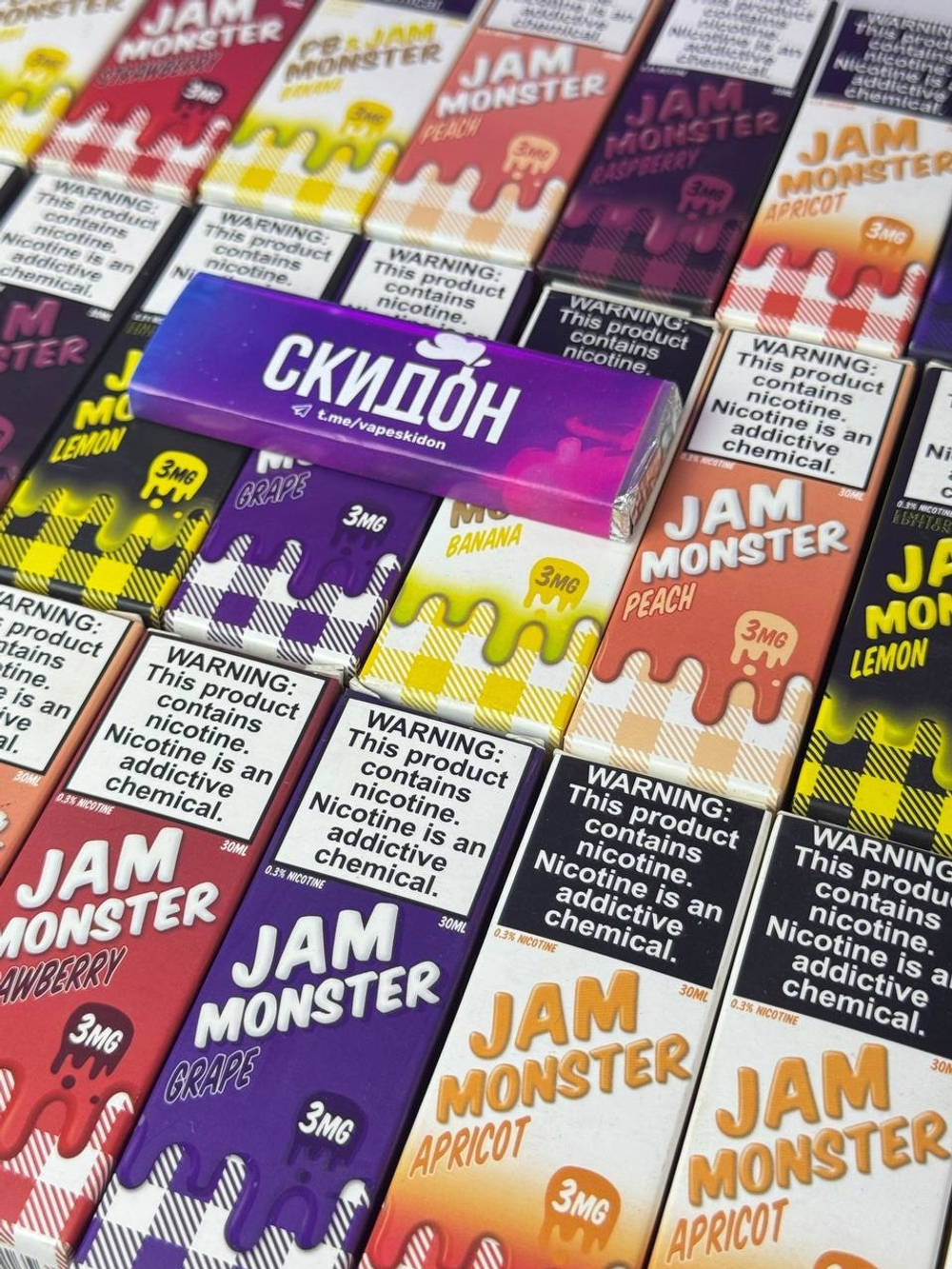 Jam Monster 30ml ( 3mg ) ЧЗ
