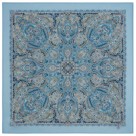 Павловопосадский платок Оттепель 2035-1