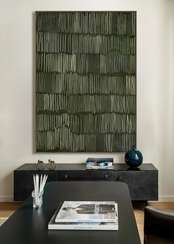 Постер Solid 140х100 см, тёмно-зелёный