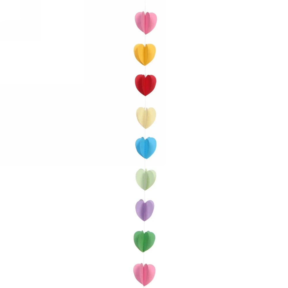 Лента «Сердце» 2 метра , микс