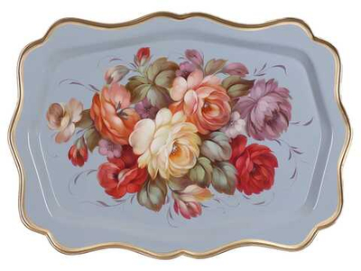 Zhostovo metal tray A22D18052673