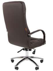 Офисное кресло Chairman 480 Россия экопремиум коричневый N