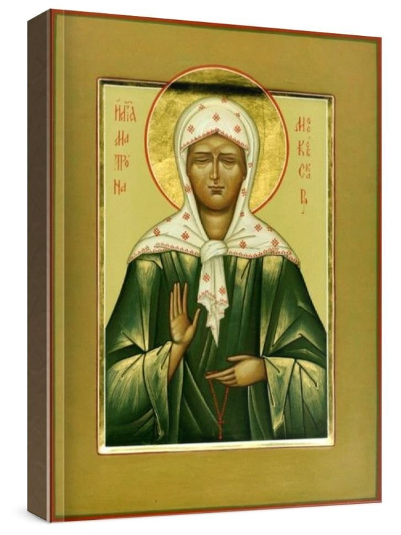 Матрона Московская (рукописная икона)