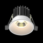 Встраиваемый светодиодный светильник Maytoni Round DL058-7W3K-W