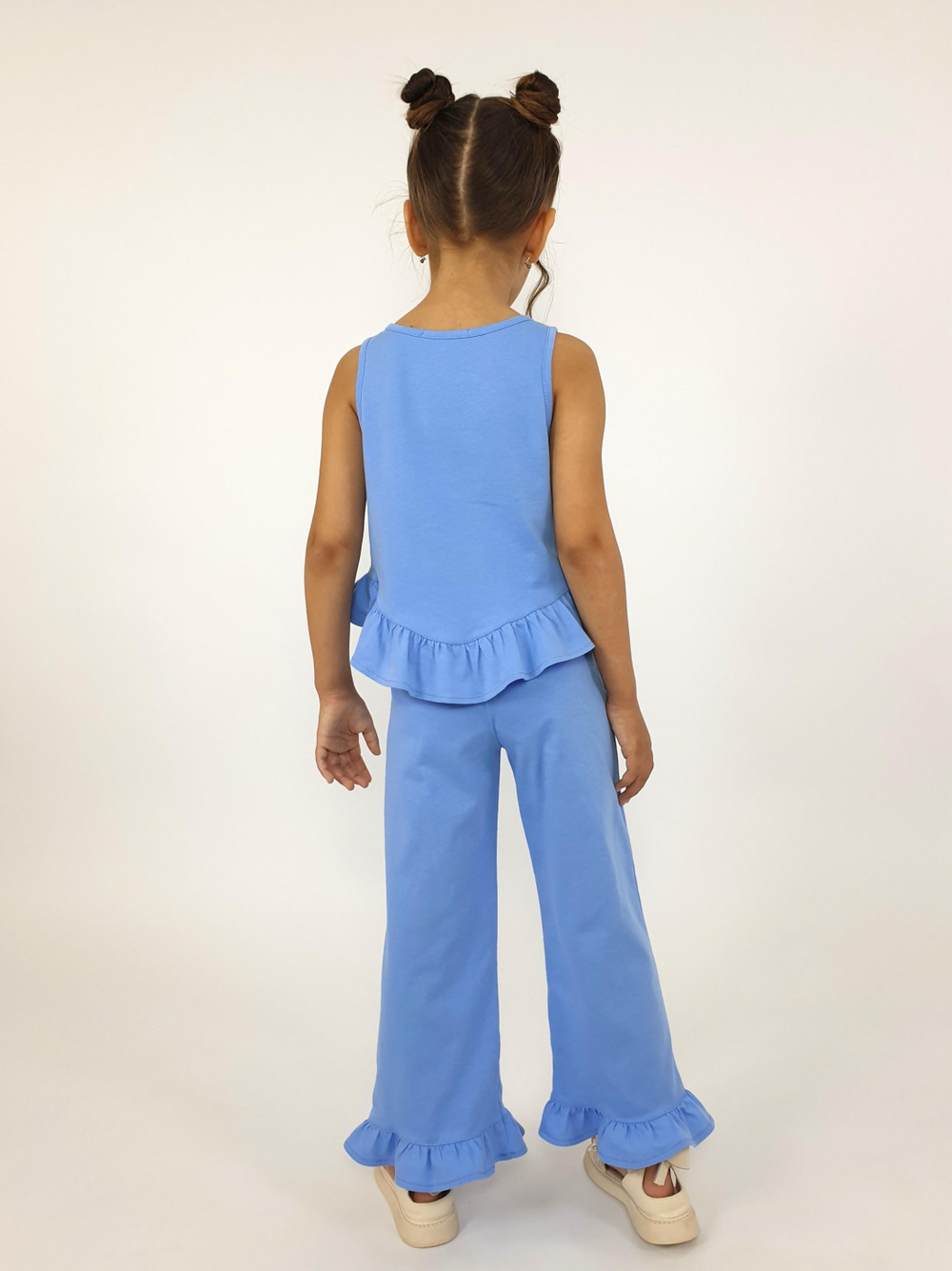 02-147-4 Комплект для девочки (туника+брюки)