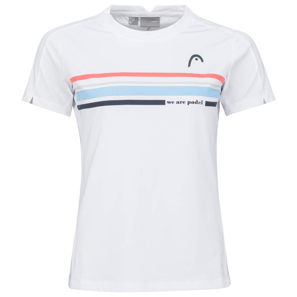 Женская теннисная футболка Head Padel Tech T-Shirt - White