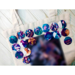 Круглый значок (44 мм) (со своим принтом)