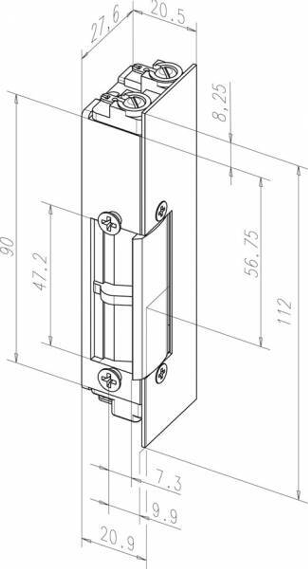 Электрозащелка effeff 1405RR