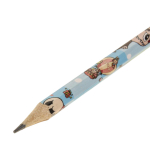 Карандаш ч/г НВ дер. "Зубастик" с ластиком, корп. шестигран. (Mazari) (Комплект 12шт.)